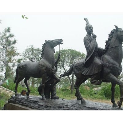 华阳雕塑 重庆铸铜雕塑定制 贵州动物雕塑安装 重庆景区雕塑
