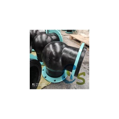 排水系统用法兰式橡胶弯头90度橡胶膨胀节