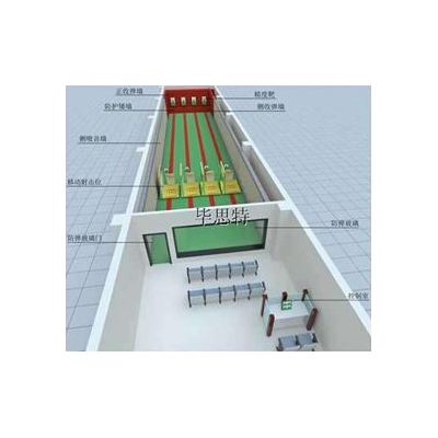 北京毕思特靶场建设4靶道室内自动报靶建设方案