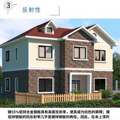 宏鑫辉承建轻钢房屋工程 钢结构管理房 轻钢自建房