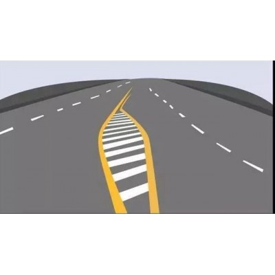 南京公路道路交通标线-白黄线划线