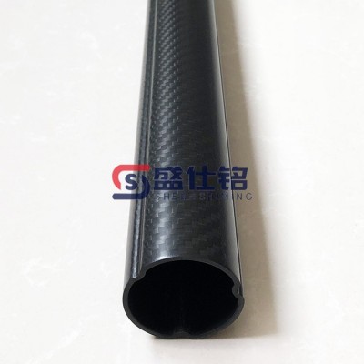 碳纤维管 碳纤维滚筒碳纤维复合材料异形管加工厂家