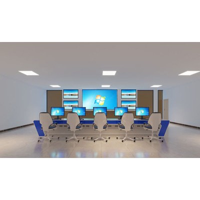 榆林指挥中心，视频会议室，机房拼接屏效果图设计制作